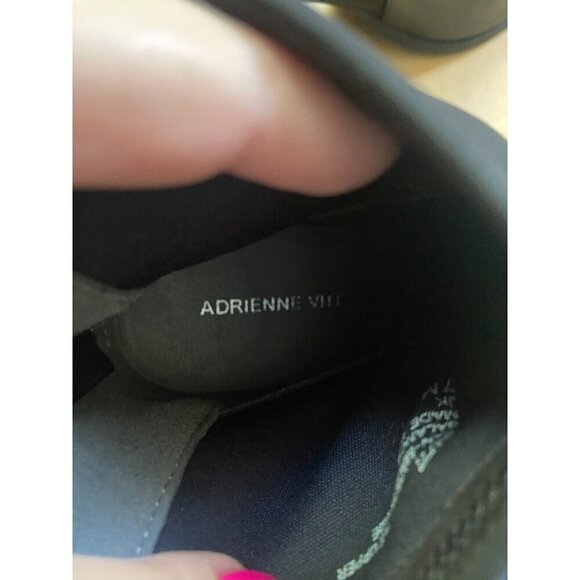 Adrienne Vittadini Women's black ankle boot heel "Ratti" sz 7 FLAW - Picture 7 of 8